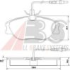 A.B.S. 36899 OE Brake Pad Set, disc brake